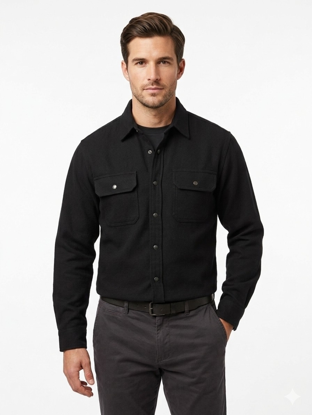 JACHS $120 NY Premium Outdoor Purveyors Heavyweight Fleece Shirt Jacket Shacket